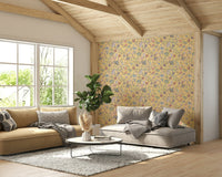 Floral tree pattern with birds GD483

