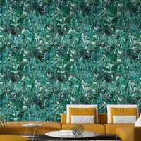 Plain green color wallpaper.
