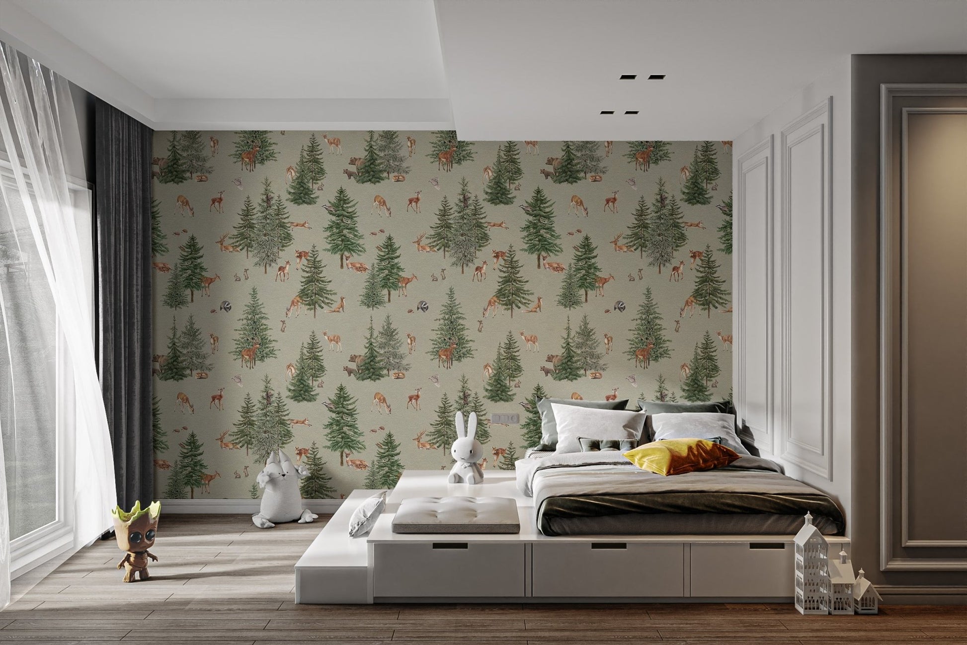 Gender-neutral nature wallpaper design
