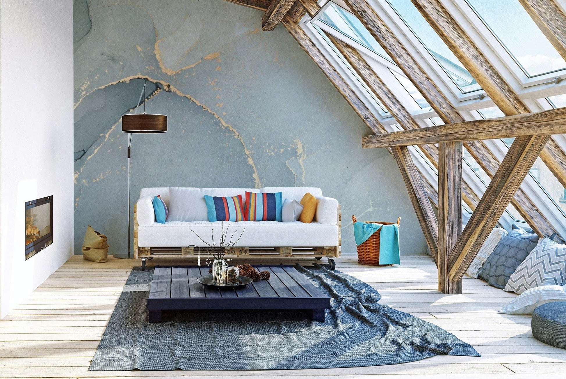 Grey Alcohol Ink Art Wallpaper Mural - Giffywalls abstract-15