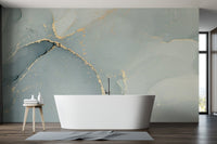 Elegant Grey Alcohol Ink Wall Mural abstract-15
