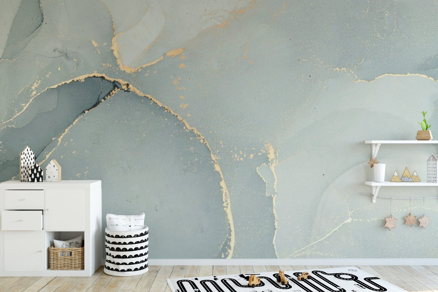 Abstract Grey Alcohol Ink Design Wallpaper abstract-15

