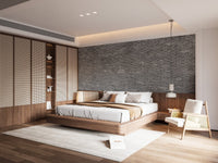 Grey Brick Wallpaper Mural - Giffywalls brick-04