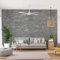 Grey Brick Wallpaper Mural - Giffywalls brick-04