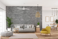 Grey Brick Wallpaper Mural - Giffywalls