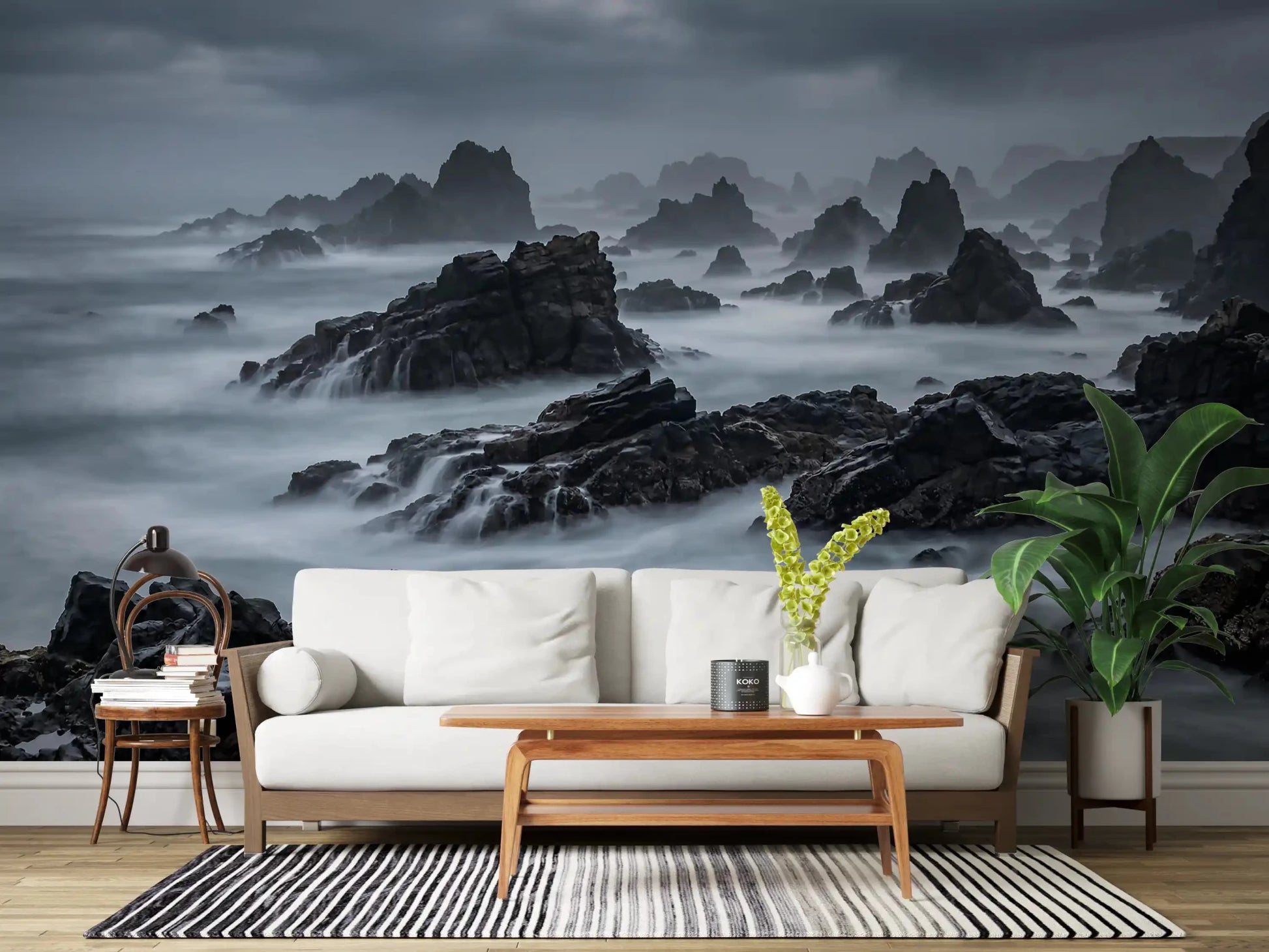 Grey Coast Mystique Wall Mural