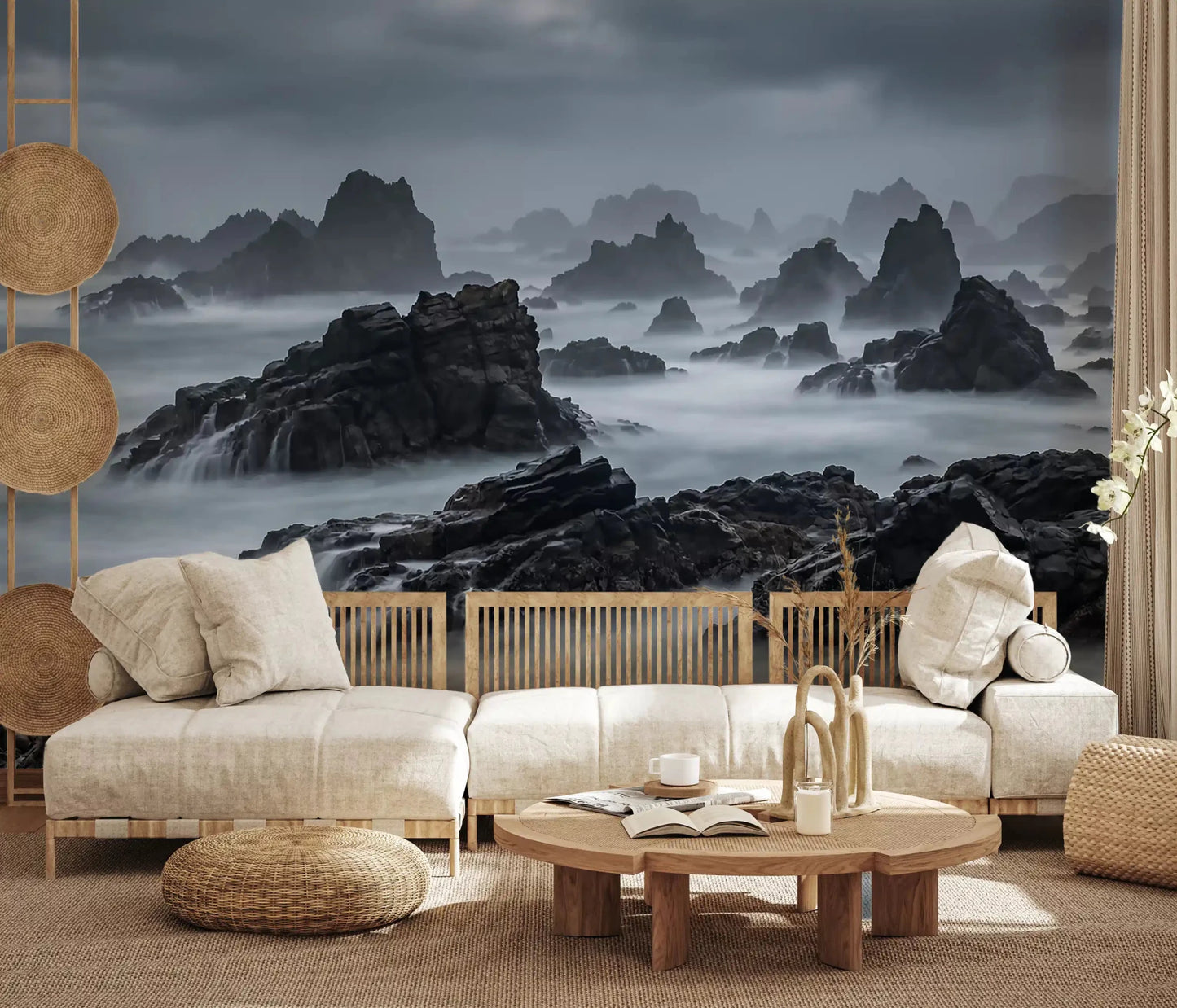 Grey Coast Mystique Wall Mural