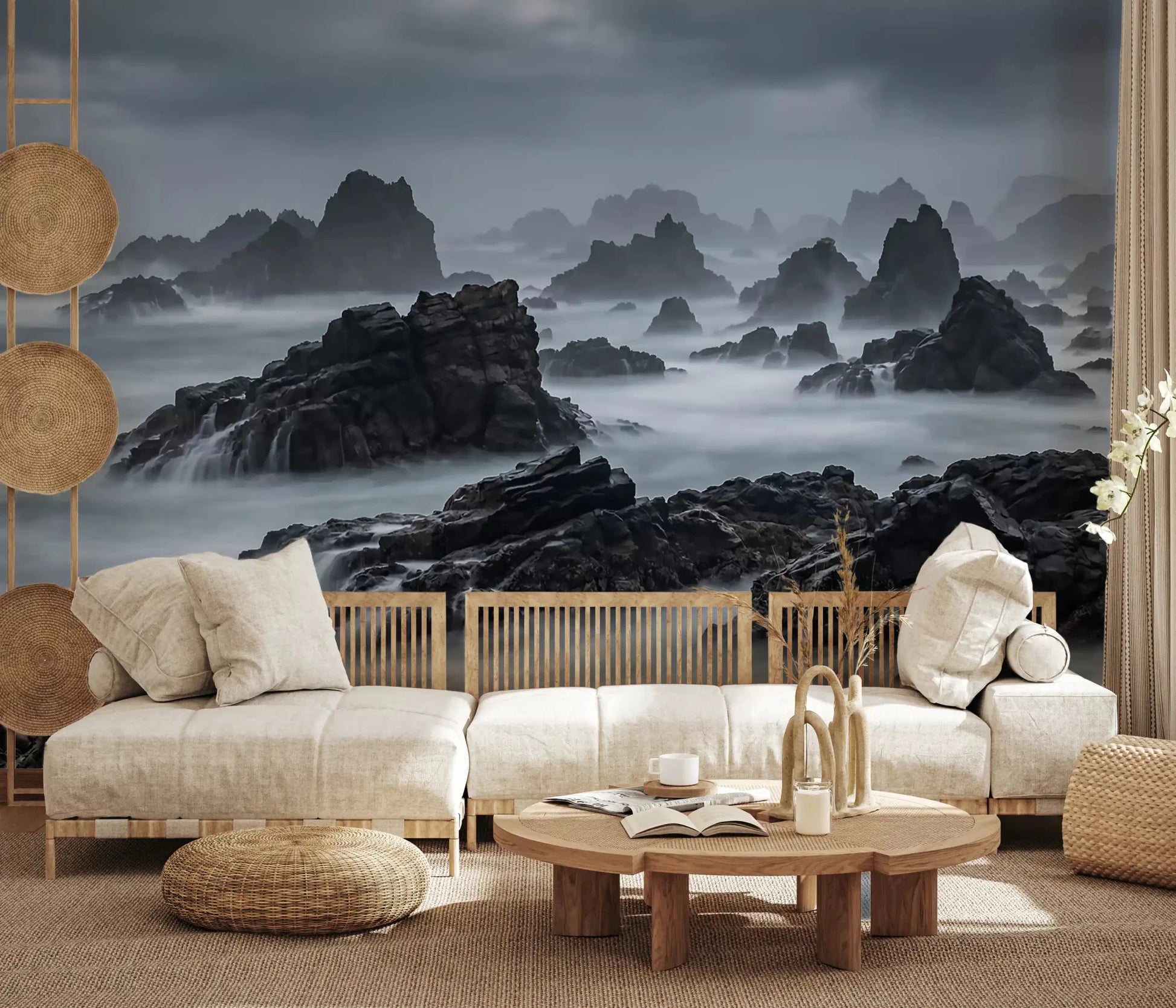 Grey Coast Mystique Wall Mural