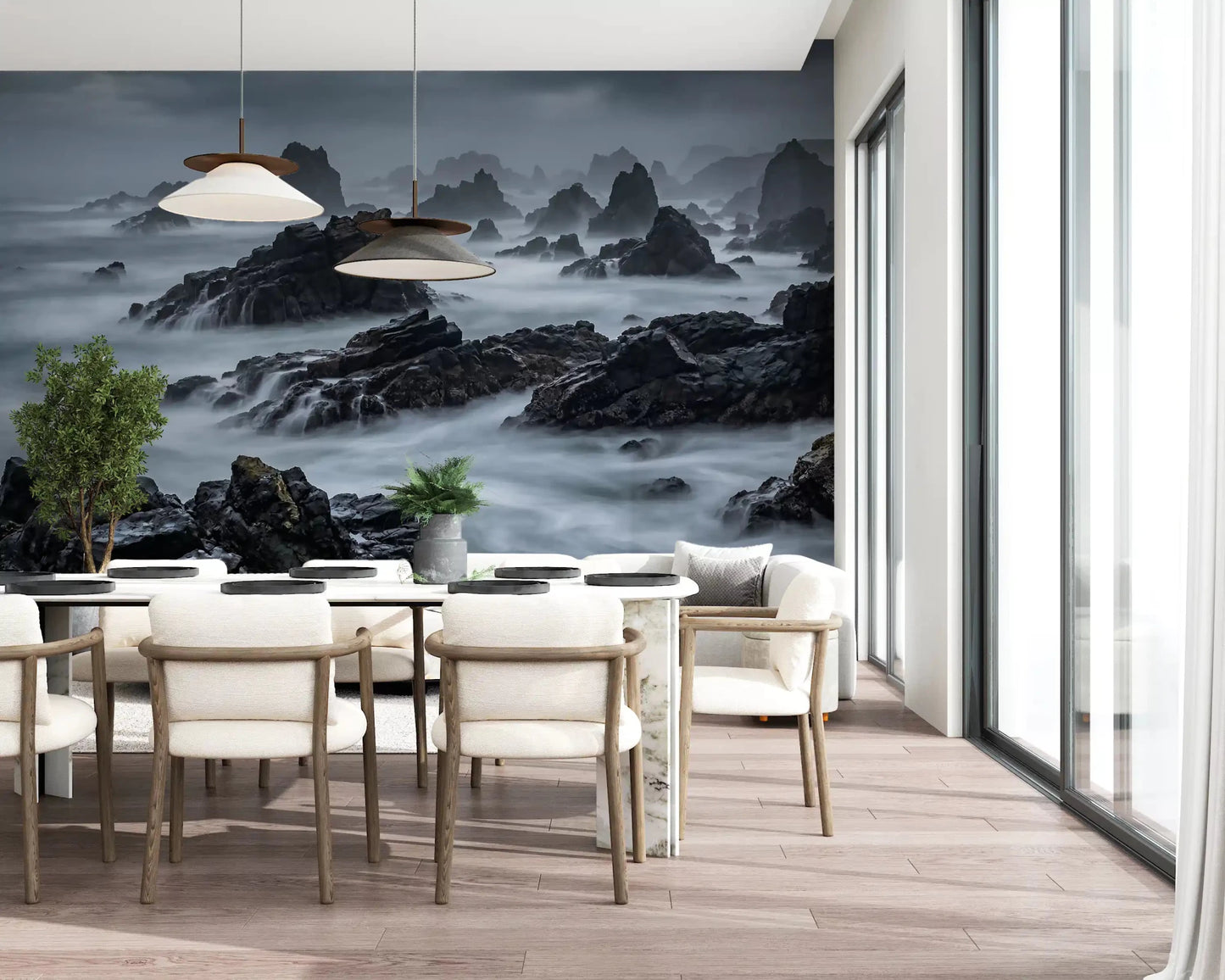 Grey Coast Mystique Wall Mural