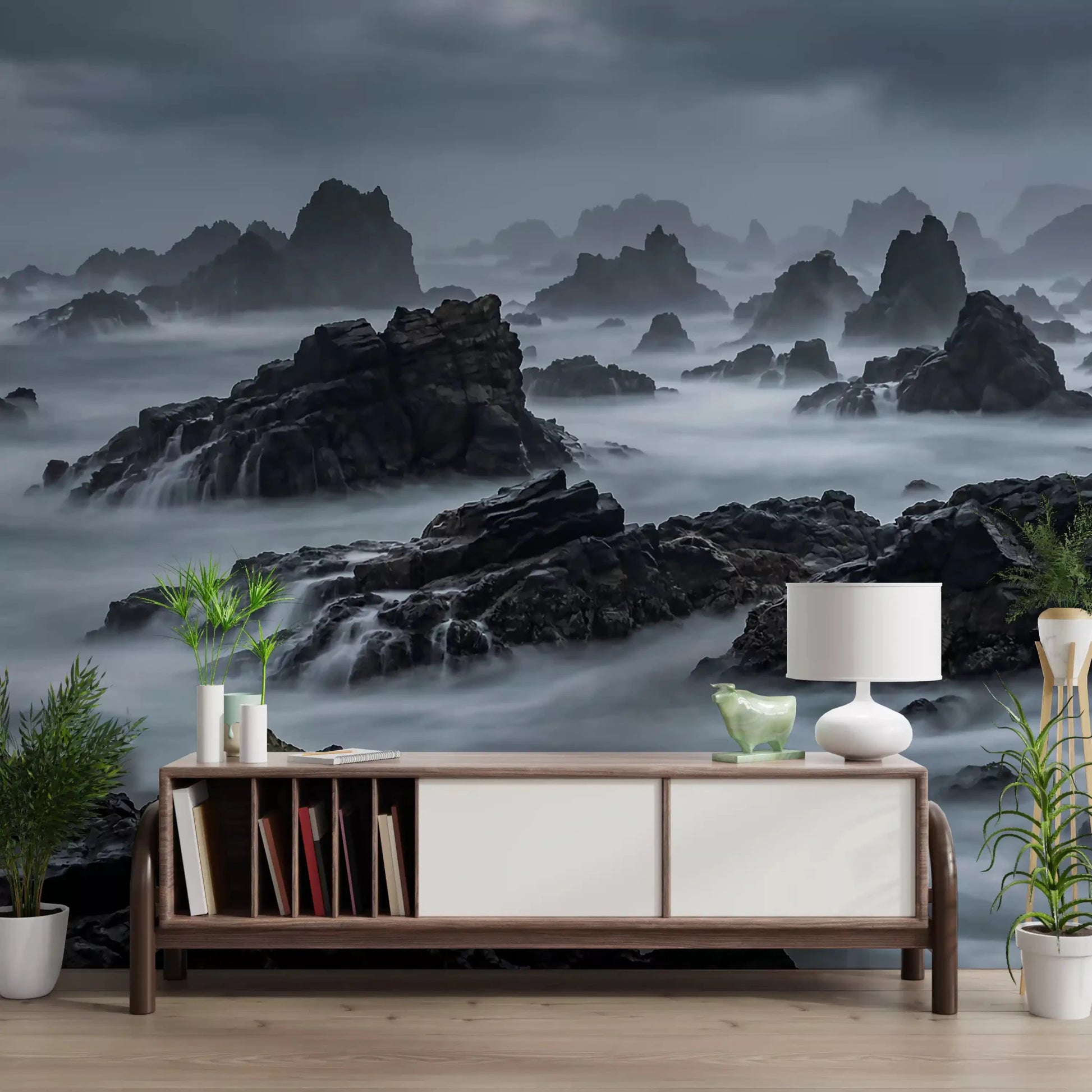 Grey Coast Mystique Wall Mural