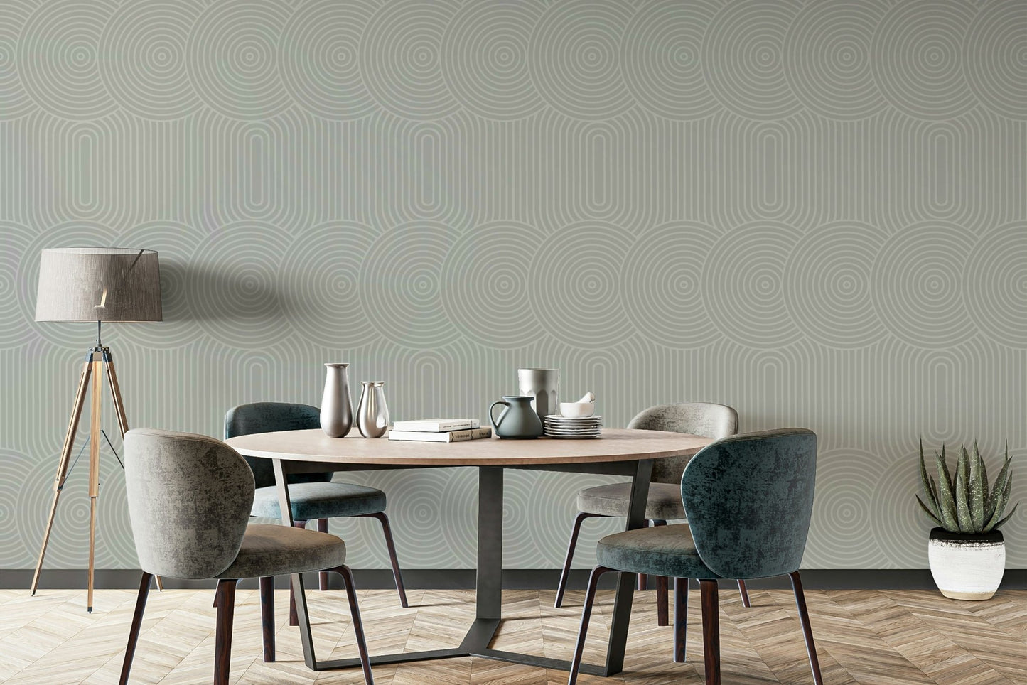 Mural wallpaper capturing a peaceful atmosphere

