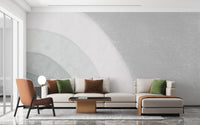 Geometric Swirl Watercolor Wall Mural - Giffywalls