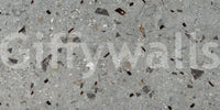 Volcanic Grey Terrazzo mural for a dramatic effect.