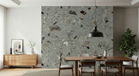 Sophisticated Terrazzo print wallpaper for commercial space.