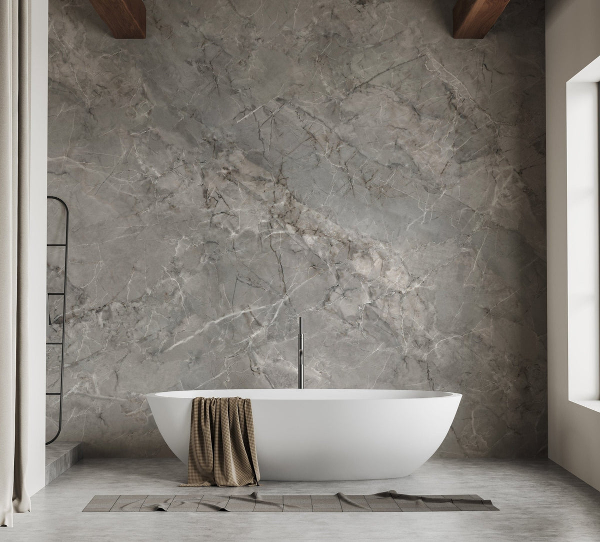 grey marble texture wallpaper mural A834
