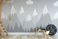Adventure mountain kids mural, mountain-21