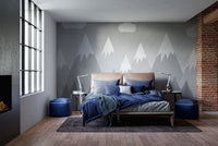 Adventure mountain kids mural
