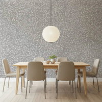 Stone Textures wallpaper, light grey base with white inclusions.