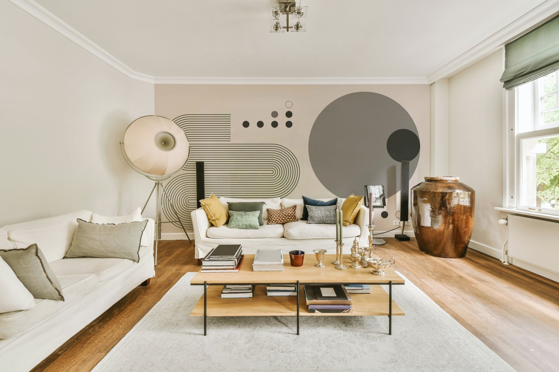 Durable and easy to install wallpaper mural

