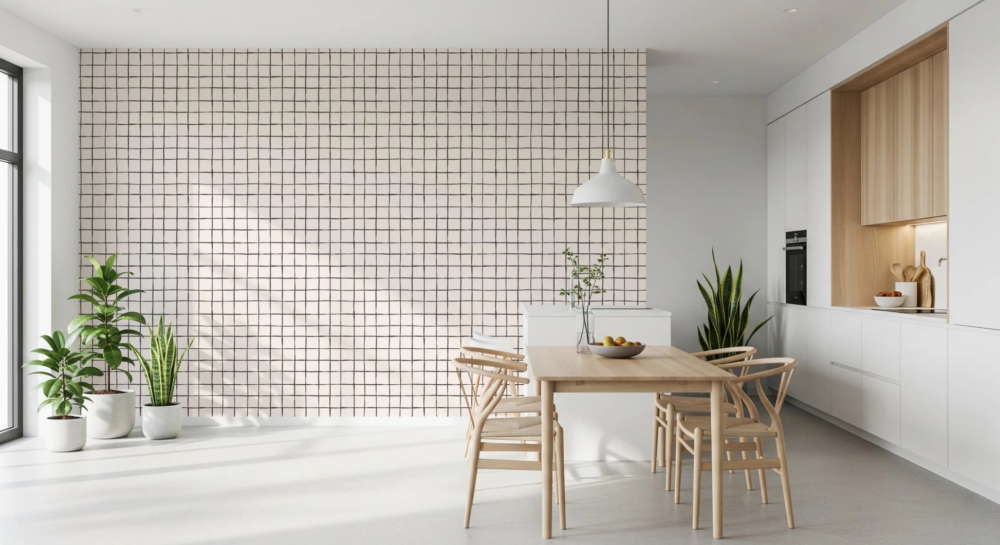 Grid Sketch Wallpaper⁠
