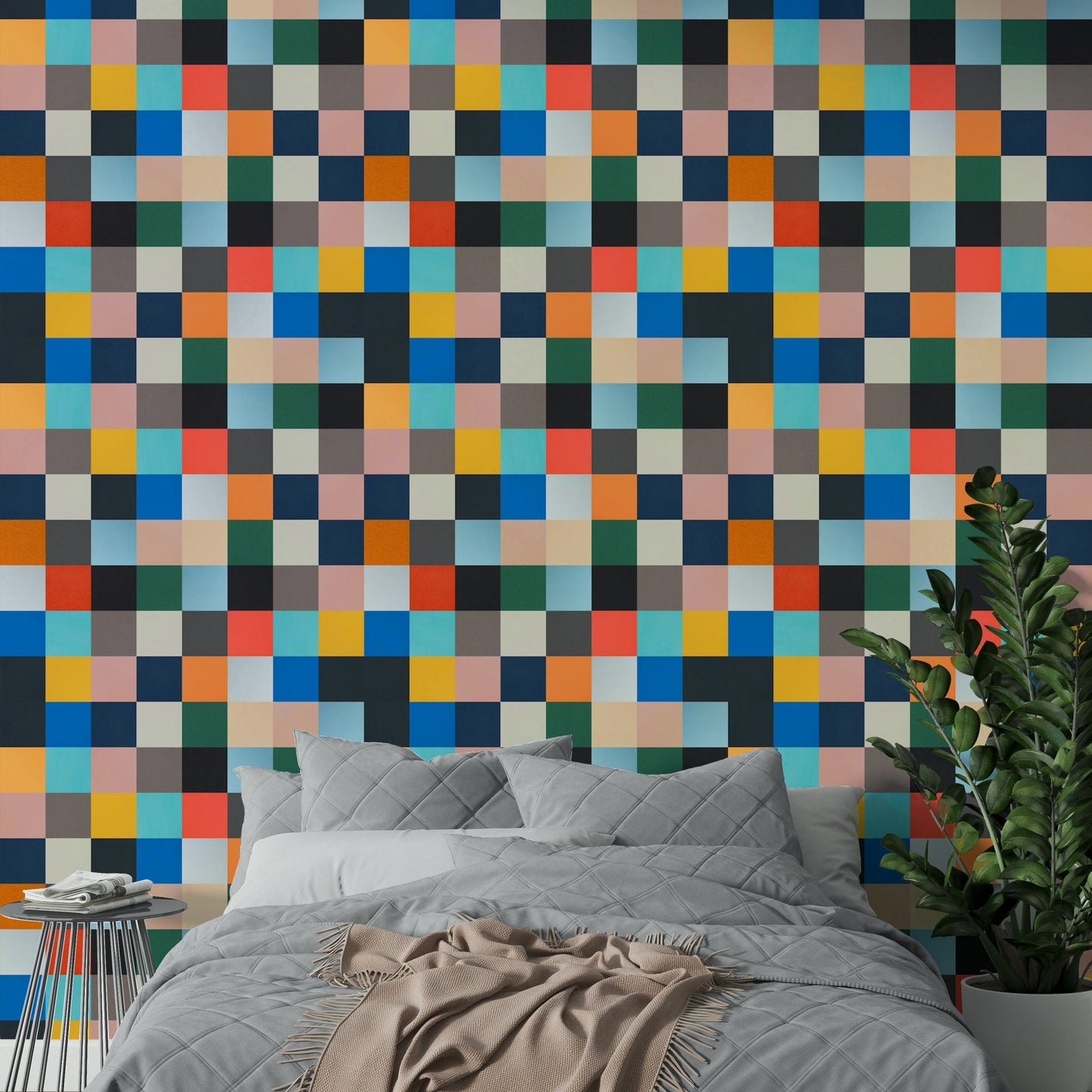 The print captures fine details of the sharp lines and color contrasts.

