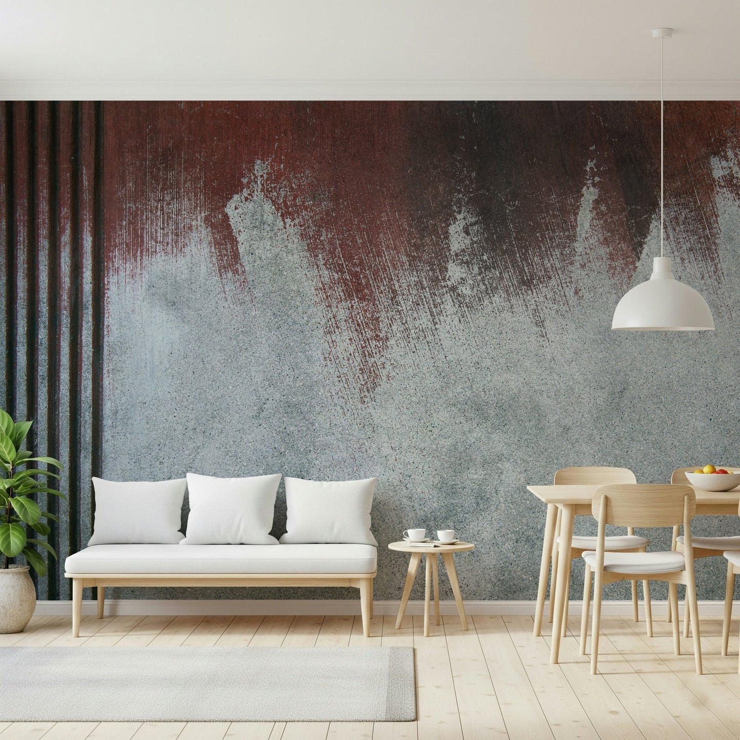 Seamless pattern of the Gritty Fade mural showing the top-to-bottom transition.