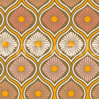 Abstract daisy pattern wallpaper
