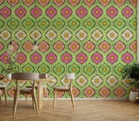 Bold flower design wall art
