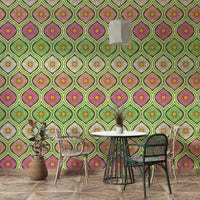 Nostalgic floral wallpaper
