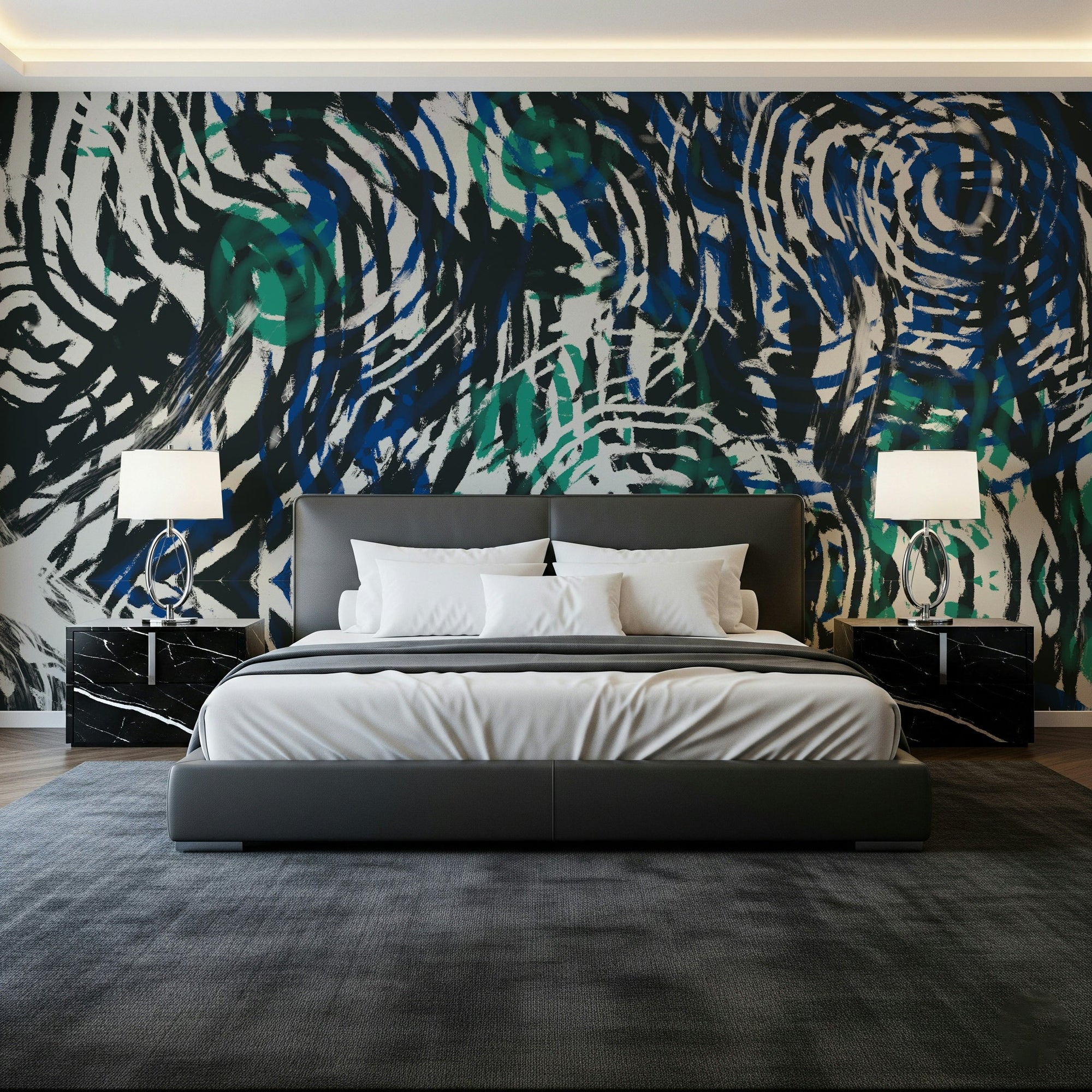 Groovy Brushstrokes Wall Mural GD5477
