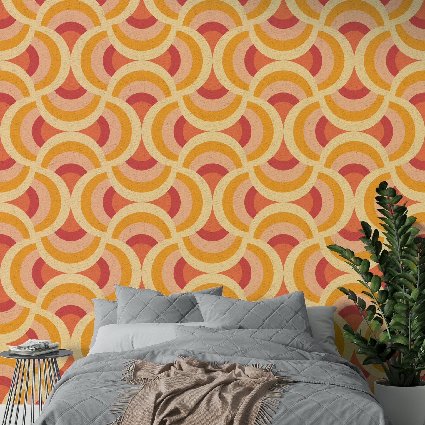 Vibrant geometric wallpaper
