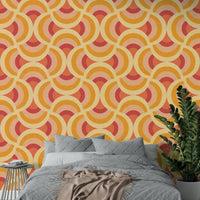 Vibrant geometric wallpaper
