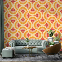 Modern retro wallcovering
