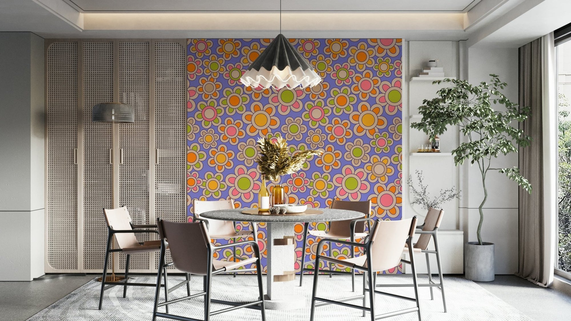 The room has a fun, nostalgic vibe from the decor. GD3346

