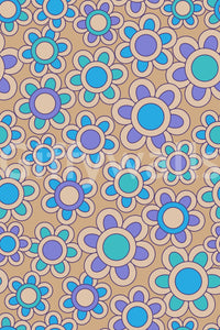 The Groovy Daisies mural gives the space a unique personality.

