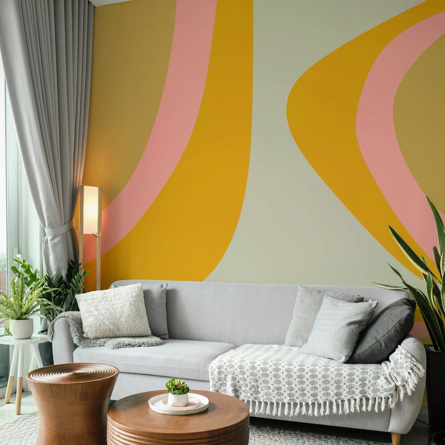 1970s-inspired groovy wall design for bold interiors

