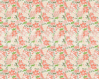Boho style floral wall wallpaper

