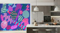 Groovy Geometry Wall Mural