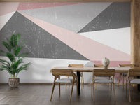 Grunge Triangle Scandinavian Wallpaper Murals - Giffywalls abstract-04