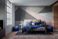 Grunge Triangle Scandinavian Wallpaper Murals - Giffywalls abstract-04