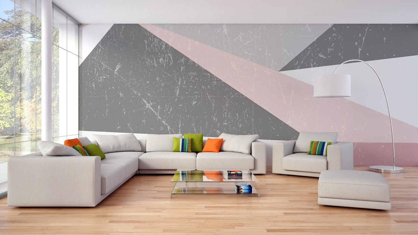Minimalist Grunge Triangle Wallpaper Design abstract-04

