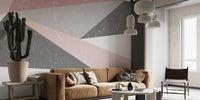 Grunge Triangle Scandinavian Wallpaper Murals - Giffywalls abstract-04