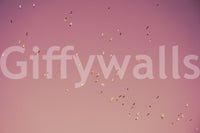 A detail of the brushstrokes and tones in the design.