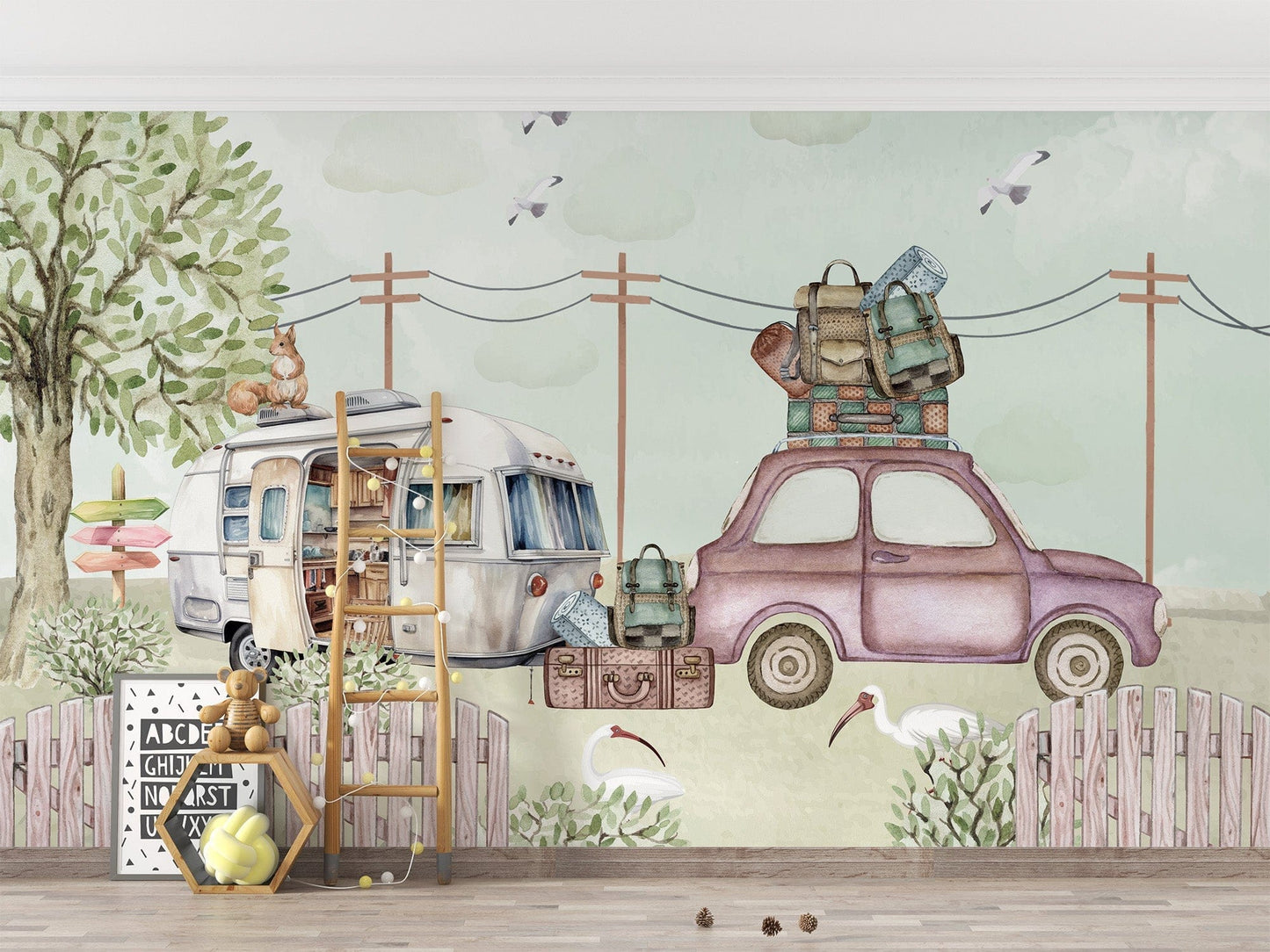 Gypsy Caravan Capers Mural - Giffywalls