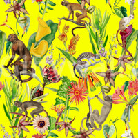 Soft and simple wall mural with tribal feel

