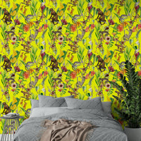 Easy style wallpaper for living room walls

