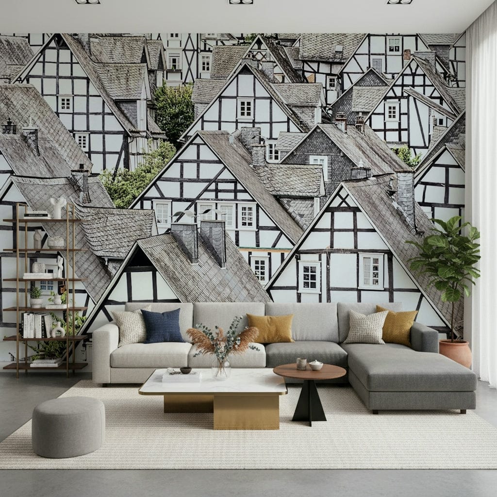Half-Timbered Haven Wall Mural
