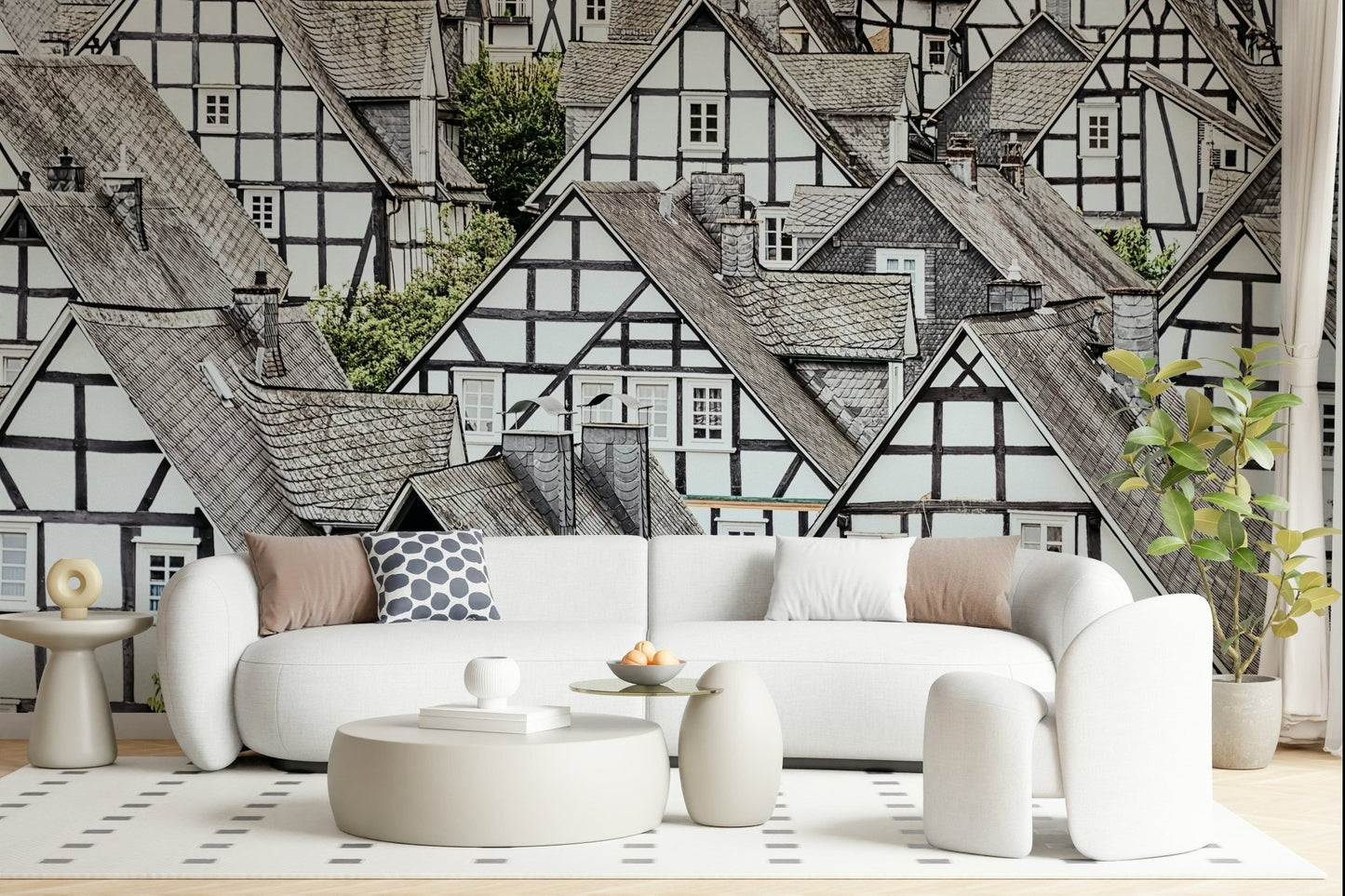 Half-Timbered Haven Wall Mural