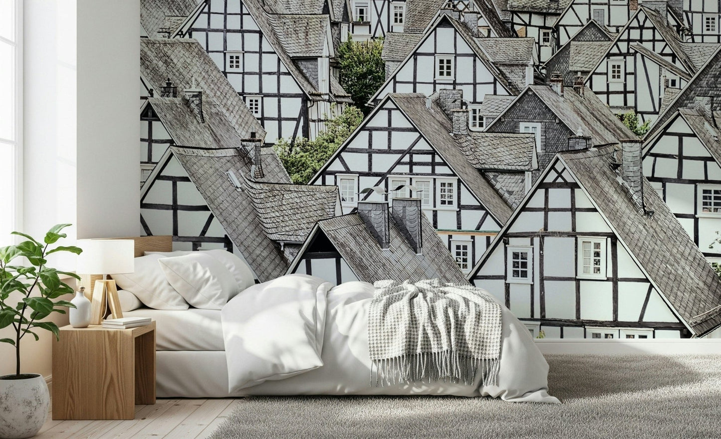 Half-Timbered Haven Wall Mural