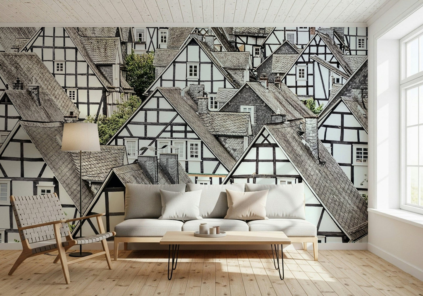 Half-Timbered Haven Wall Mural